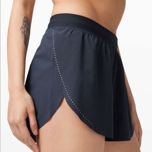 Lululemon Navy Find your pace shorts